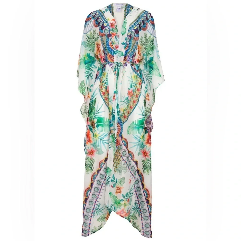 VENUS Front Tie Kimono Cover-Up NWOT